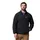 Ridge Hochflor Fleecejacke Schwarz XL