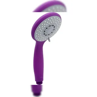 TRIZERATOP Handbrause, Duschbrause 3 Funktionen VIOLET