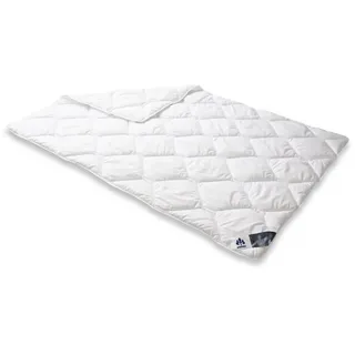 Irisette Microfaserbettdecke Steppbett Irisette Edition, Füllung: Markenhohlfaser irisette® Fill® - 100% Polyester, Bezug: weich und anschmiegsam, kochwaschbar bis 95°C, allergikergeeignet, preisbewusste Schläfer weiß 155 cm x 200 cm