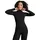 Wool-Tech High Zip Neck Damen Baselayer-Shirt Schwarz M