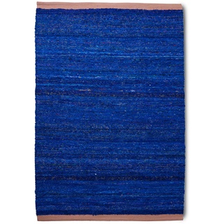 HKliving - Teppich aus Seide, 120 x 180 cm, azure