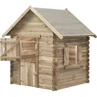 Swingking Spielhaus Louise 120 x 120 160 cm Natur (7850000)