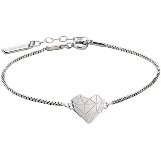 Liebeskind Berlin Armband Herz Edelstahl silber 20 cm