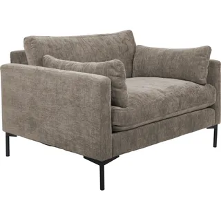 ZUIVER Lounge-Sessel Summer Polyester 125 x 82 x 101 cm Braun