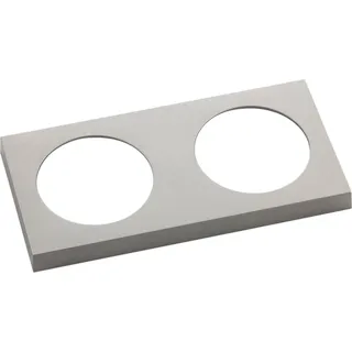 Berker Abdeckrahmen Integro Pure 2-fach Weiß