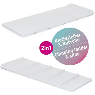 babybay 2-in-1 Leiter und Rutsche Littlefoot Weiß