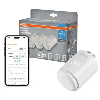 Osram SMART+ WiFi Radiator Thermostat Gen2 3 St. Weiß