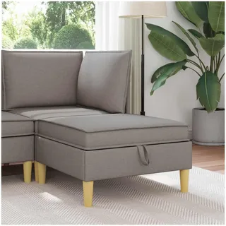 vidaXL Sitzhocker mit Stauraum 40 x 40 x 40 cm Schwarz