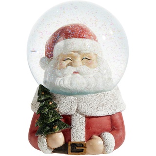 X-Mas Weihnachtsmann, Rot, Kunststoff, 9.5x10x14 cm, Dekoration, Saisonartikel, Weihnachtsdekoration