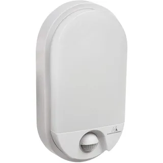 Maclean Brackets Außenwandleuchte LED-Lampe 3,0 cm inkl. Bewegungsmelder IP54 weiß