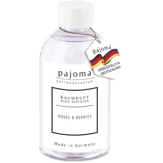 pajoma® Raumduft Nachfüllflasche 250 ml | Nachfüller für Lufterfrischer | intensiver und hochwertiger Duft in Premium Qualität (Roses & Berries)