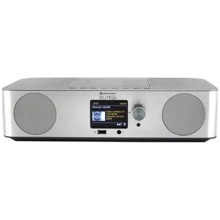Soundmaster ICD2060SI Internet, Schwarz, Metallisch