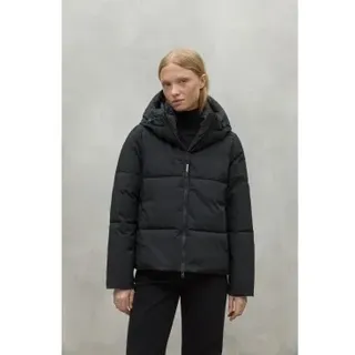 ECOALF für Damen. MCWGAJKIPALA0274W24-319 Ipala Mantel Schwarz (S), Lässig, Recyceltes Polyester, Nachhaltig