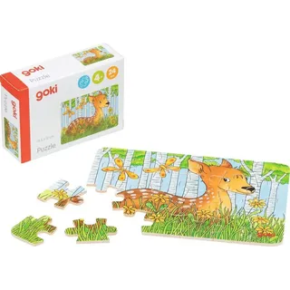 GoKi Minipuzzle Waldtiere 24 Teile
