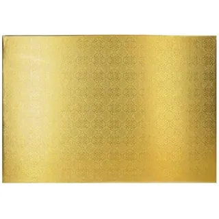 Jacobi Decor Cake Company Tortenplatte Rechteck 31 x 45 cm | Cake Board rechteckig gold | auch für dicke und mehrstöckige Torten | hochwertige Alukaschierung | 10mm dick | 1 Stück