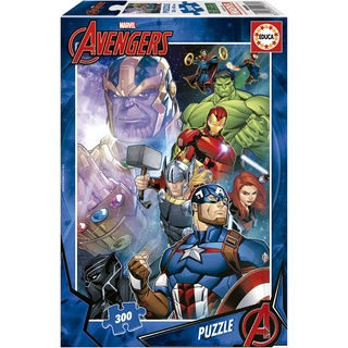 Educa - Puzzle 300 Teile | Avengers. Puzzle für Kinder ab 6 Jahren, Marvel, Comic, Superhelden (19680)