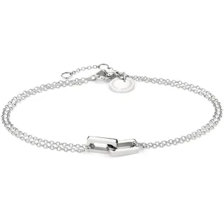 Liebeskind Berlin Mini Link Armband Edelstahl silberfarben 20 cm