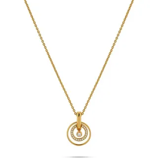 JETTE Silberkette JETTE Damen-Kette 925er Silber, recycelt Zirkonia, TURN gelb|goldfarben