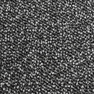 Teppichboden Schlingentextur Kurzflor Auslegware Bodenbelag schwarz 250 x 400 cm. Weitere Farben und Größen verfügbar