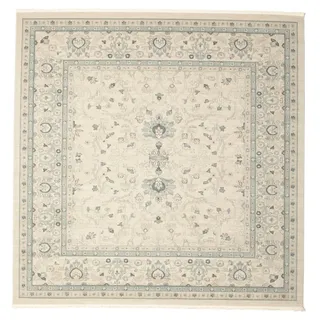 RugVista Ziegler Michigan, Teppich, Vintage, 300 x cm, Quadratisch, Niedriger Stapel, Wohnzimmer, Esszimmer, Schlafzimmer, Nur chemische Reinigung, Oeko_tex_100, Beige/Grün
