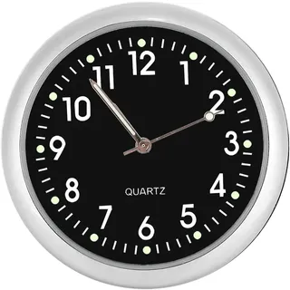 Mini-auto-wanduhr Mit Nachtlicht Und Digitalzeigern