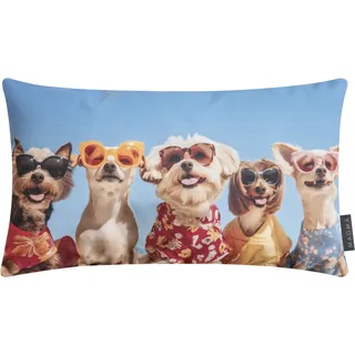 Kissen HUNDE (LBH 50x30x8 cm) - LBH 50x30x8 cm