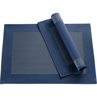 Erwin Müller Tischset 2er-Pack blau Größe 33x45 cm