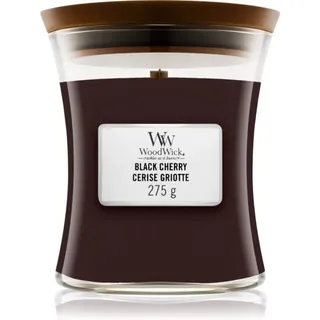 Woodwick Black Cherry Duftkerze mit Holzdocht 275 g