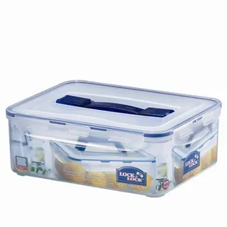 Lock & Lock Frischhaltedose rechteckig transparent 29,5 cm x 23 cm x 10,6 cm 4,8 l