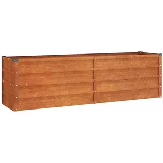 vidaXL Hochbeet Rostig 160 x 40 x 45 cm Cortenstahl
