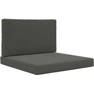 vidaXL Sofakissen für draußen 2 pcs 900829 40 x 40 cm Anthrazit