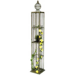 DanDiBo Ambiente Rosensäule Rosenturm 38 x 230 x 38 cm Grün