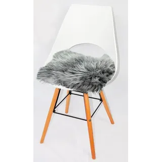 Heitmann-Felle Sitzkissen Lamm 44 x 44 cm Grau