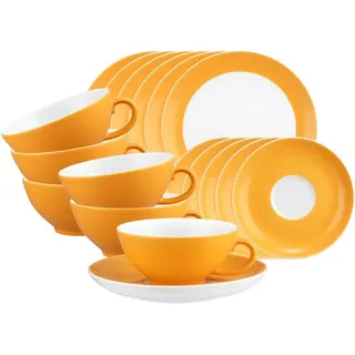 SELTMANN WEIDEN Liberty Pure Colors Teeservice 18-tlg. orange