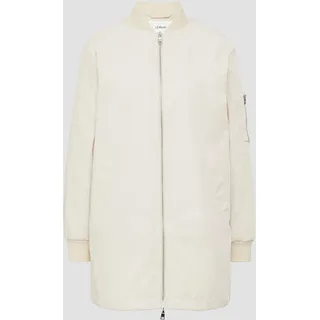 S.Oliver - Leicht gefütterter Blousonmantel im Relaxed Fit, Damen, Beige, 40