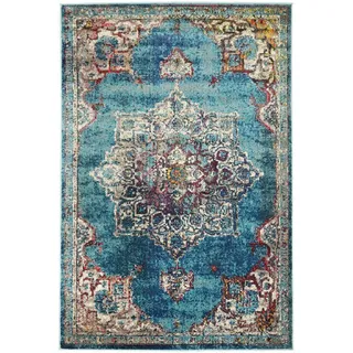 RugVista Balmoral Teppich, 200 x 300 cm, Dunkel Teal | Moderne, Rechteckig, Niedriger Stapel, Nur chemische Reinigung, Oeko-Tex 100, Wohnzimmer, Esszimmer, Schlafzimmer, Küche
