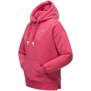 Navahoo Kapuzensweatshirt Goldfee Stylischer Damen Hoodie im Oversize-Look rosa M (38)