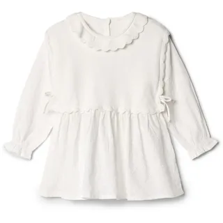 Tchibo - Kinder-Kleid - Gr. 98/104 - weiß