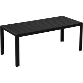 modfu Gartentisch 190 x 84,5 x 72 cm Schwarz