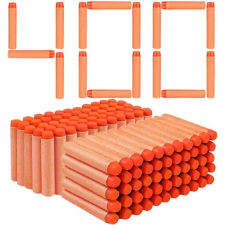 VCOSTORE Nerf Pfeile, 400 Stück Nerf Darts Nerf Munition Pfeile Dart Bullets Refill,Foam Pfeile für N-Strike Elite Blasters Series