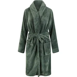 RELAX COMPANY - Fleece-Bademantel mit Namen Bestickt - Bademantel - Schalkragen - Männer und Frauen - Morgenmantel mit Stickerei personalisiert - S-M