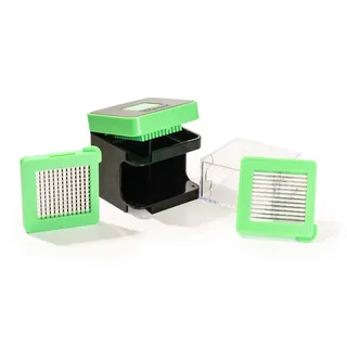Genius Nicer Dicer Spicy Gemüsereibe 4-tlg. Grün