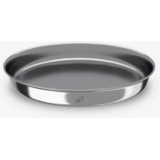 Teller Edelstahl Camping - Größe L Ø 19 cm