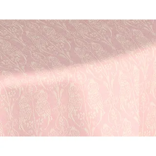 Tischdecke ADAM "Little Parrot" Tischdecken Gr. Ø 145 cm, rund, rosa Tischdecken nachhaltig