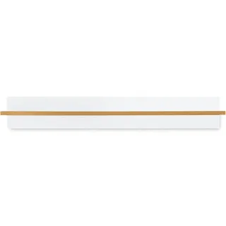 KONSIMO® Wandregal FRISK Wandkonsolen Wandboards, Skandinavischer Stil, Tragfähigkeit 5kg weiß