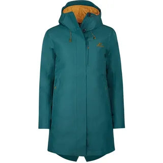 Westfjord Damen 3in1 Mantel Skogafoss Petrolblau helles Preußischblau XL