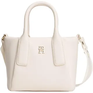 Tommy Hilfiger TH Essential Mini Tote Tote-Bags Kunstleder Beige/White