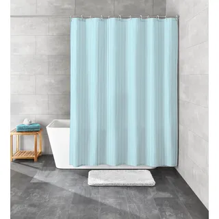 KLEINE WOLKE Duschvorhang Sanna 180 x 200 cm blau
