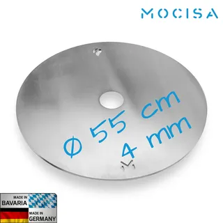 Grillplatte Feuerplatte Ø55 cm Stärke 4mm  Feuerschale Fassgrill Kugelgrill