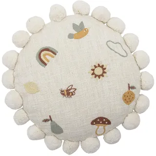 Bloomingville MINI Agnes Kissen, Natur, Baumwolle, D40 cm